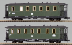 KARSEI Modellbahn 29300 - TTe - 2-tlg. Set Traglastwagen Prignitz , DR, Ep. III-IV